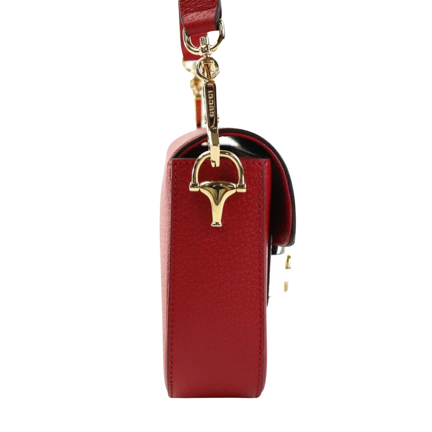 Gucci Red Leather Horsebit