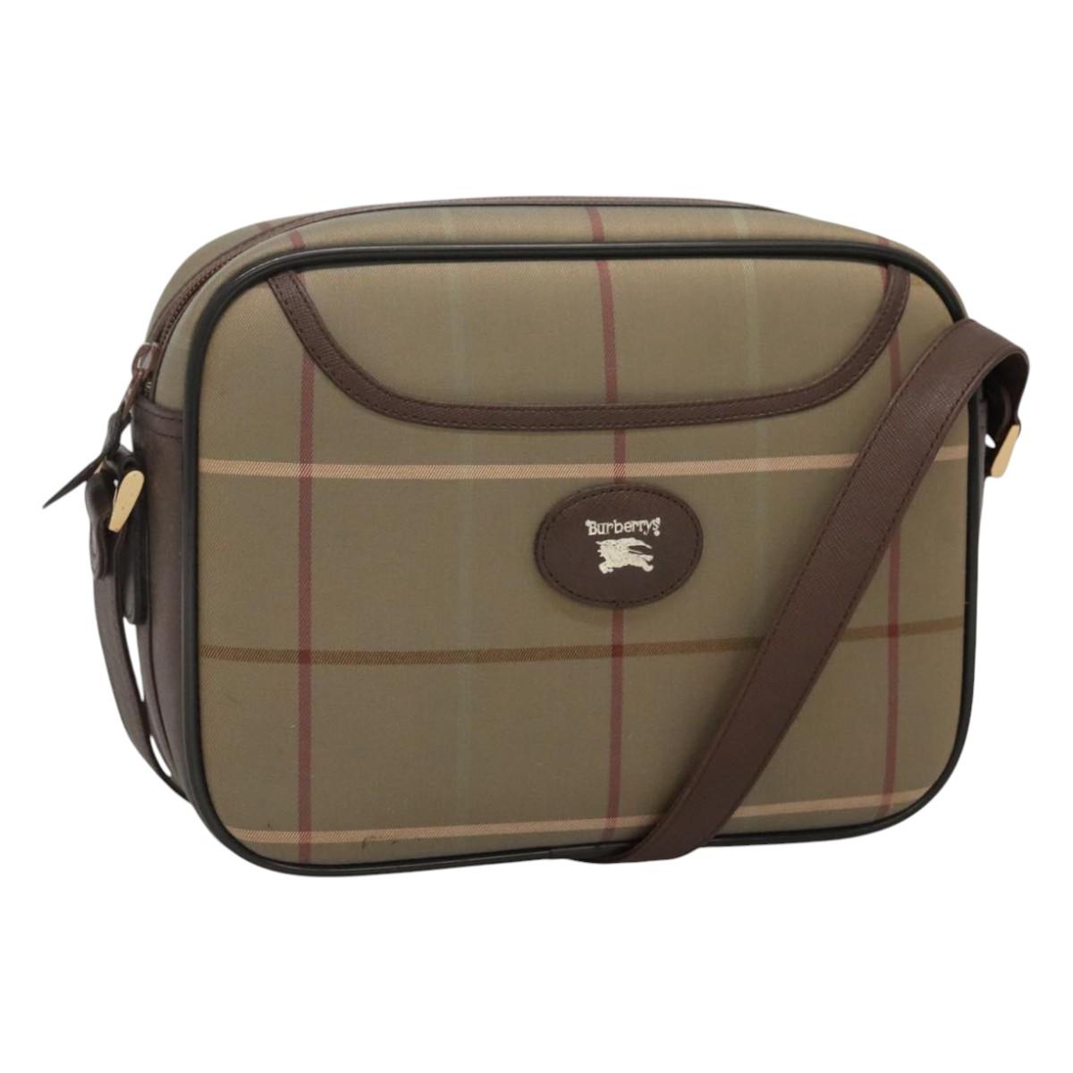 Burberry Brown Canvas Vintage Check