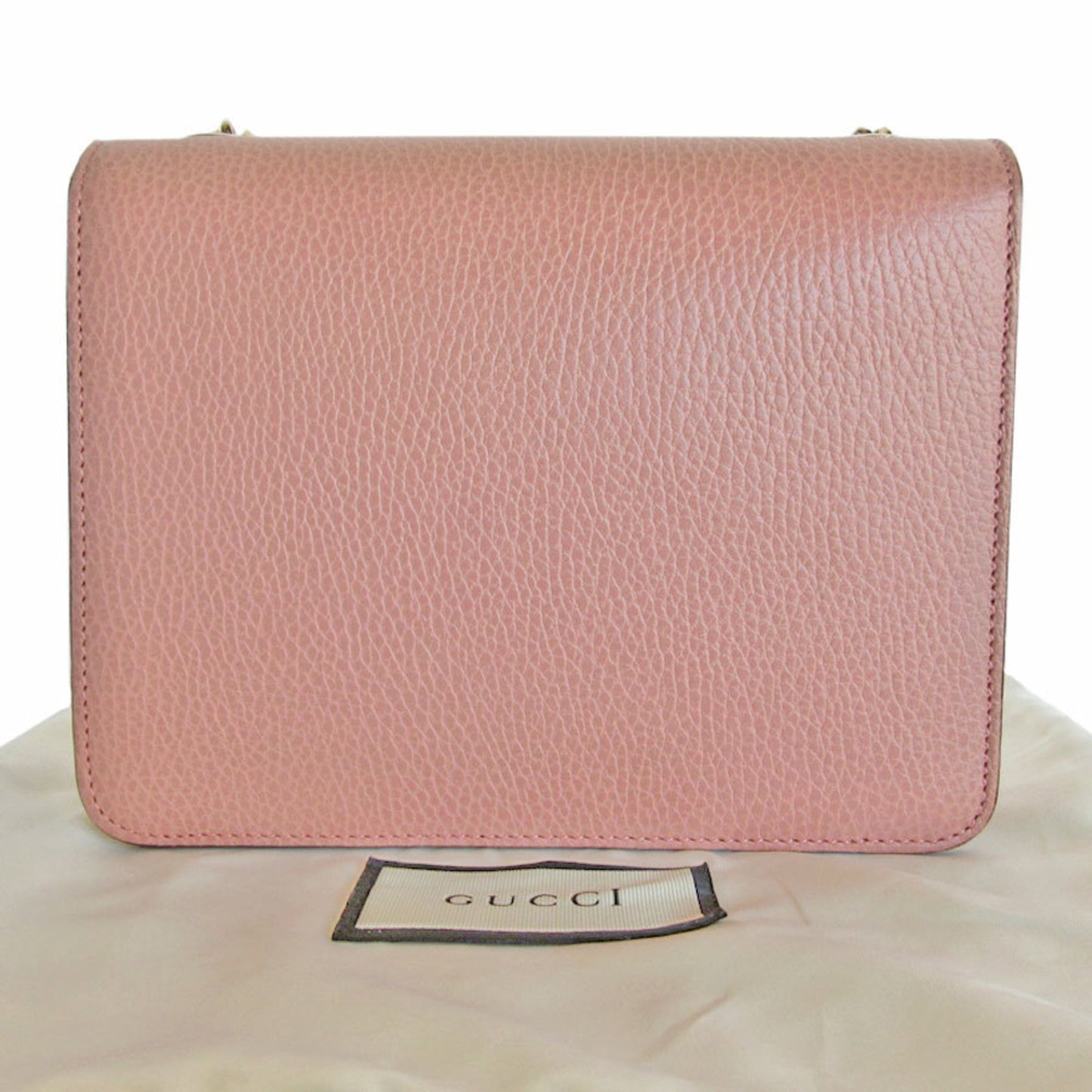 Gucci Pink Leather Interlocking G