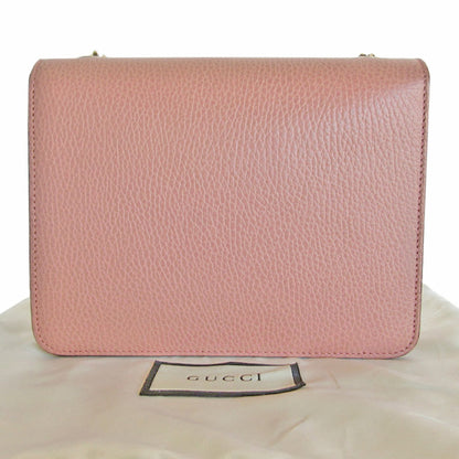 Gucci Pink Leather Interlocking G