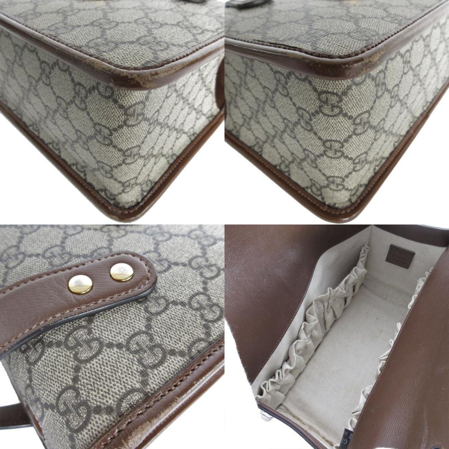 Gucci Brown Canvas Horsebit