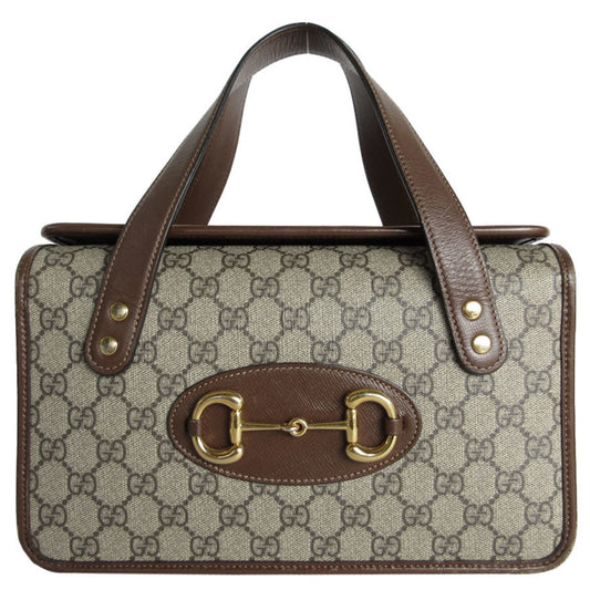 Gucci Brown Canvas Horsebit