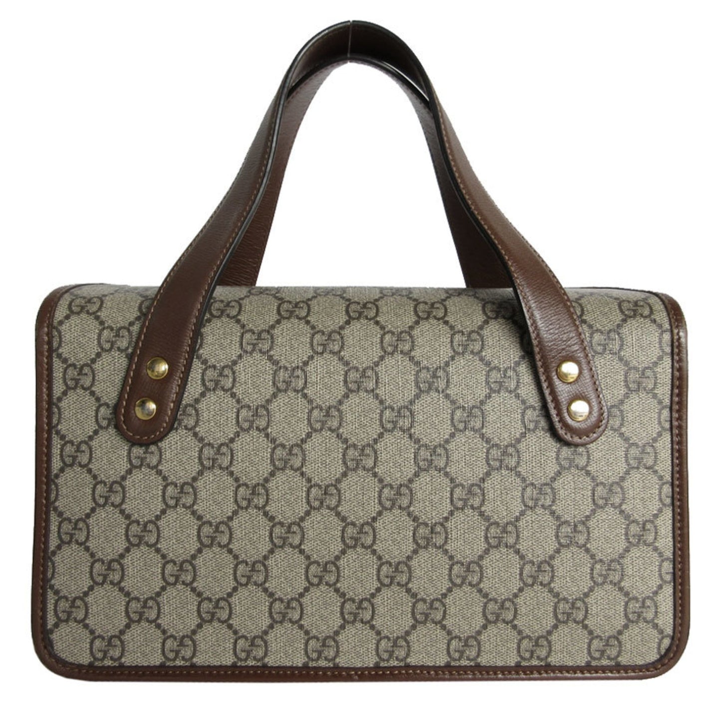 Gucci Brown Canvas Horsebit