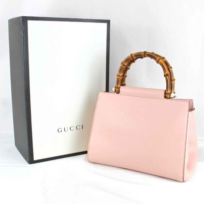 Gucci Pink Leather Nymphaea