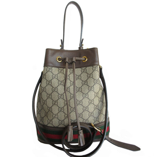 Gucci Brown Canvas Ophidia