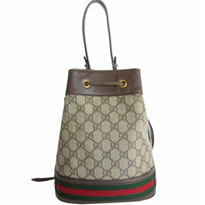 Gucci Brown Canvas Ophidia