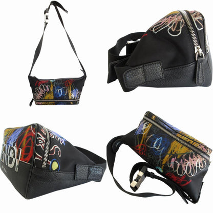 Fendi Black Synthetic Shoulder