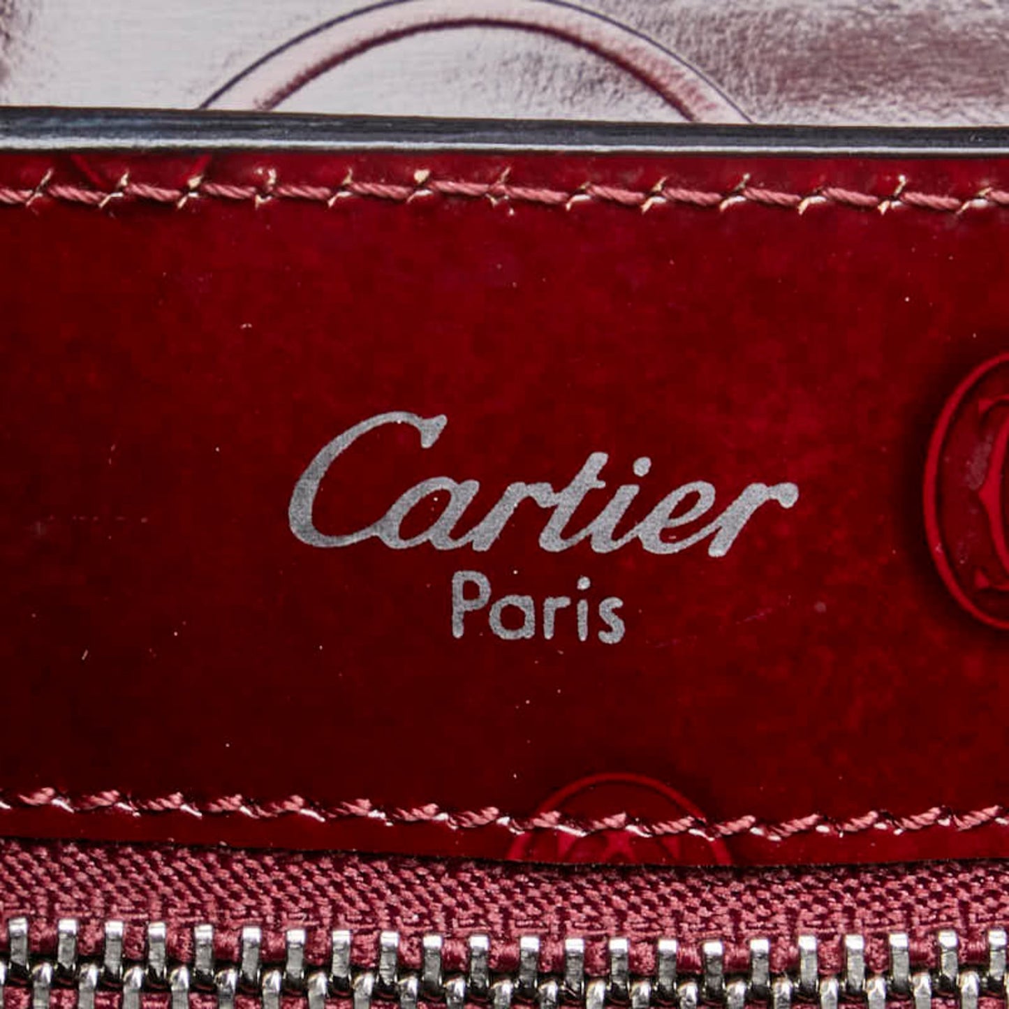 Cartier Red Patent Leather Happy Birthday