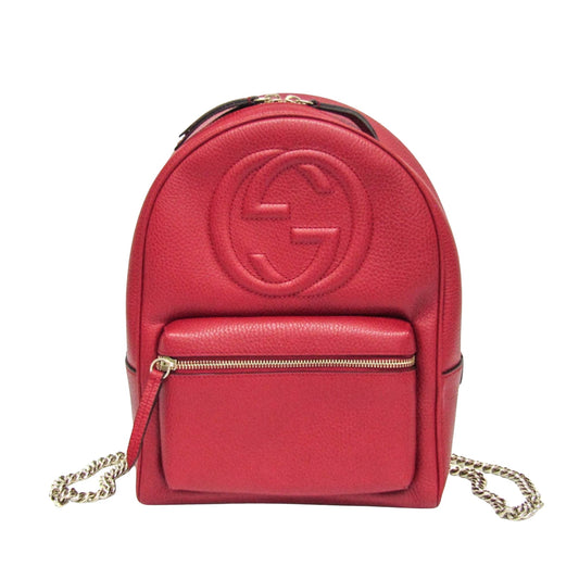Gucci Red Leather Soho