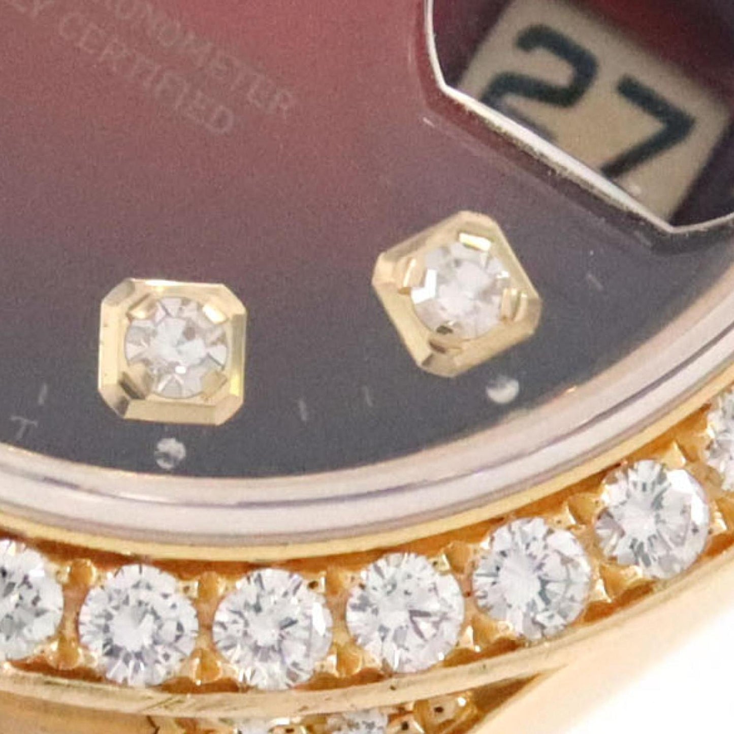 Rolex Red Yellow Gold Datejust