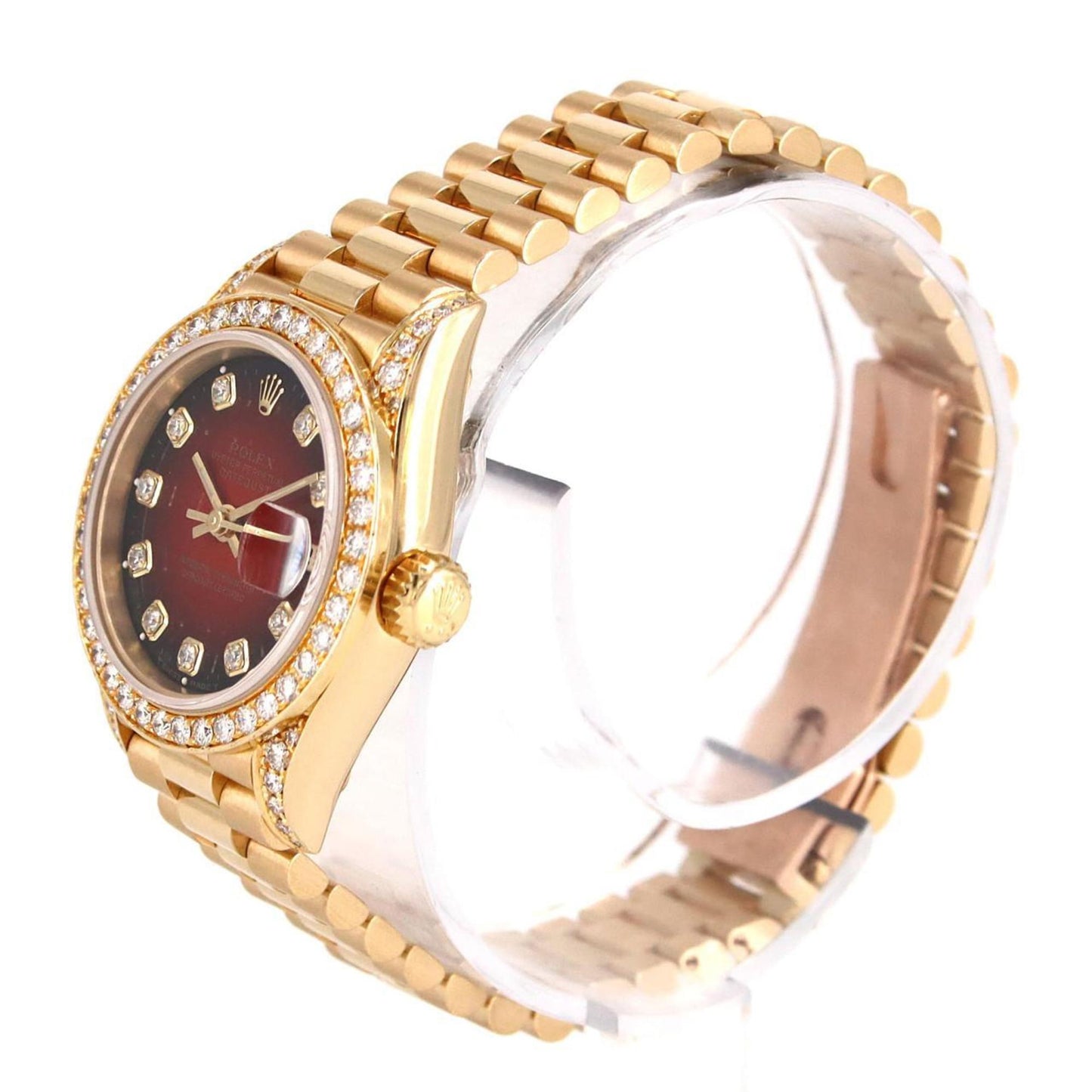 Rolex Red Yellow Gold Datejust