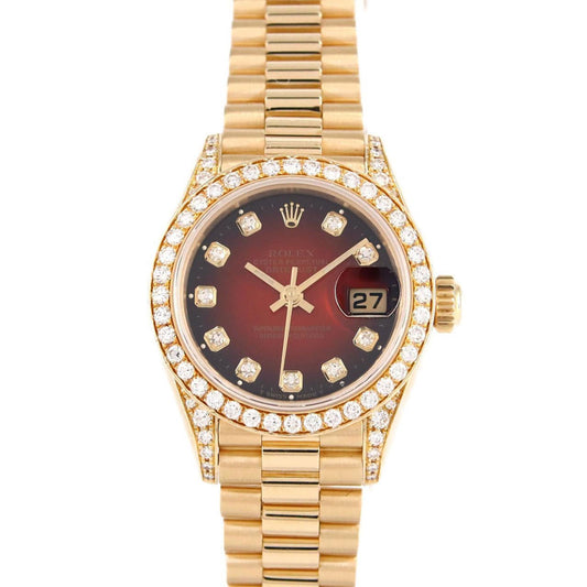 Rolex Red Yellow Gold Datejust