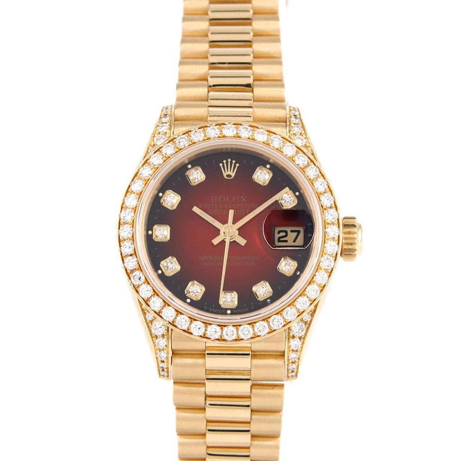 Rolex Red Yellow Gold Datejust