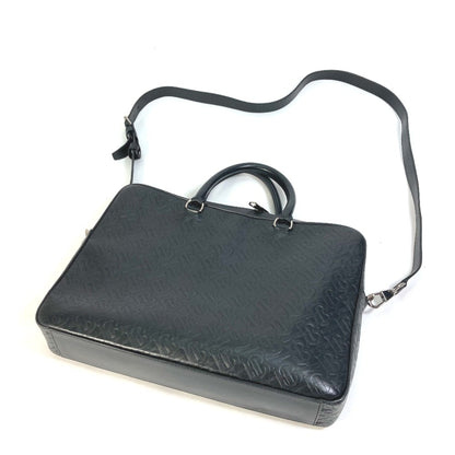 Burberry Black Leather Tb