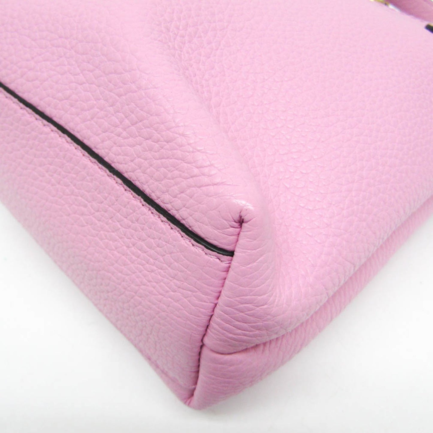 Salvatore Ferragamo Pink Leather Gancini