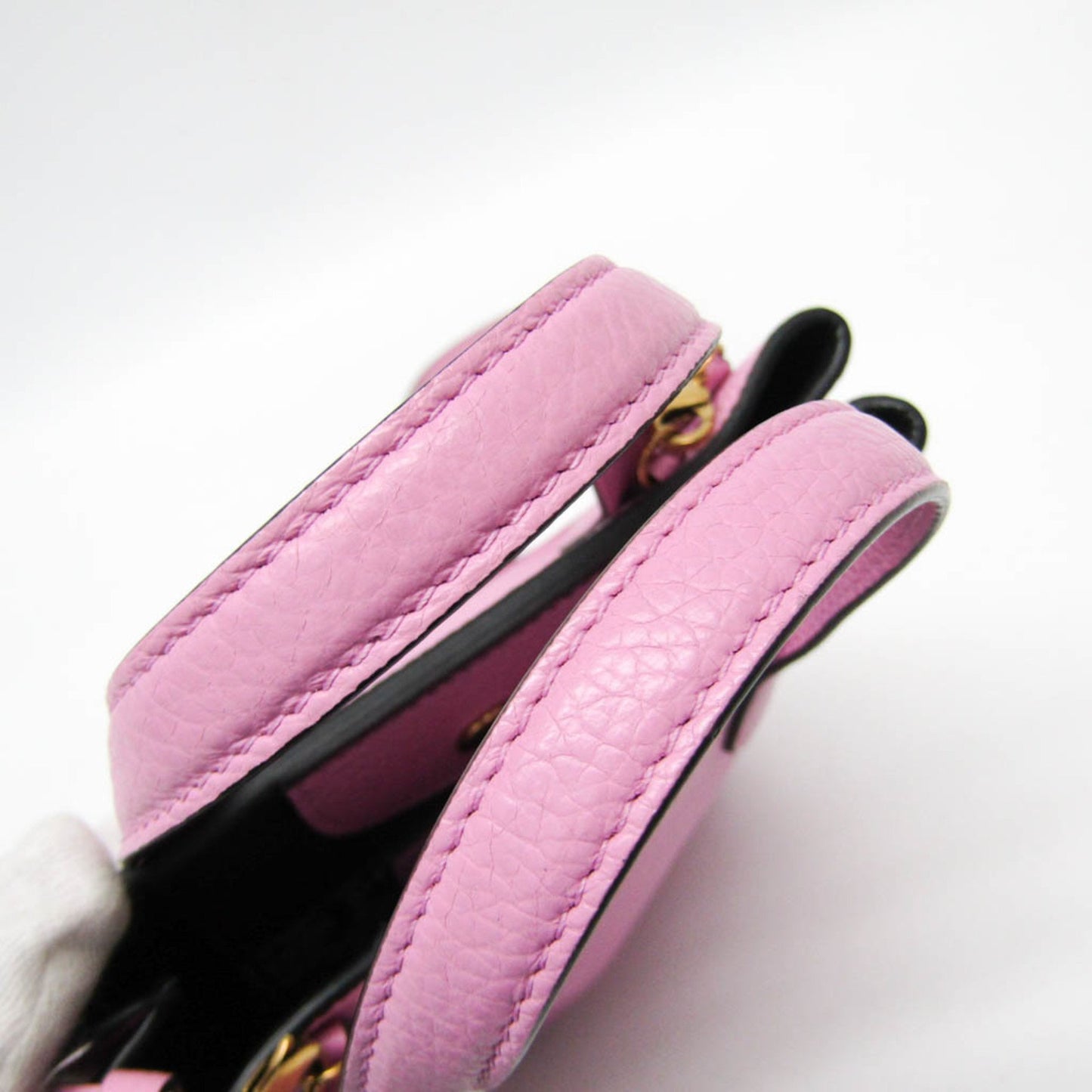 Salvatore Ferragamo Pink Leather Gancini