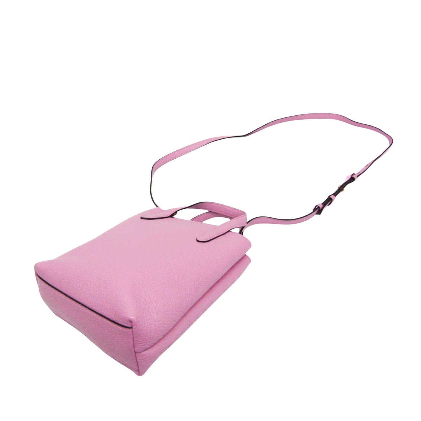 Salvatore Ferragamo Pink Leather Gancini