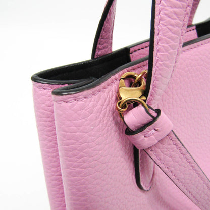 Salvatore Ferragamo Pink Leather Gancini