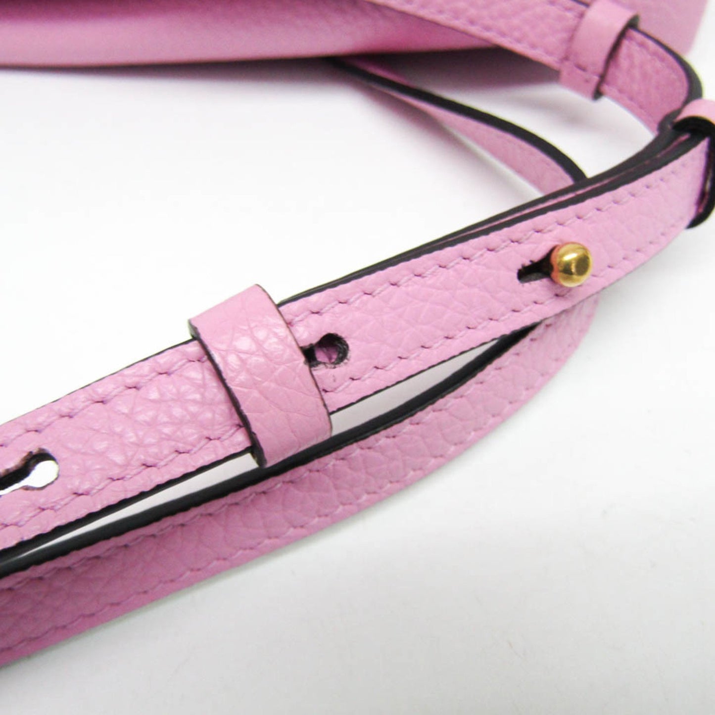 Salvatore Ferragamo Pink Leather Gancini