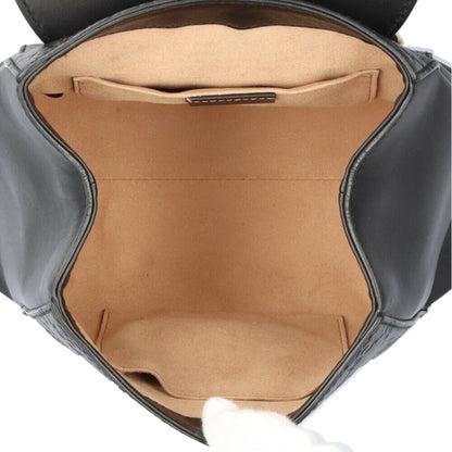 Gucci Black Leather Guccissima