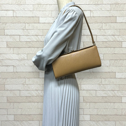 Salvatore Ferragamo Brown Leather Gancini