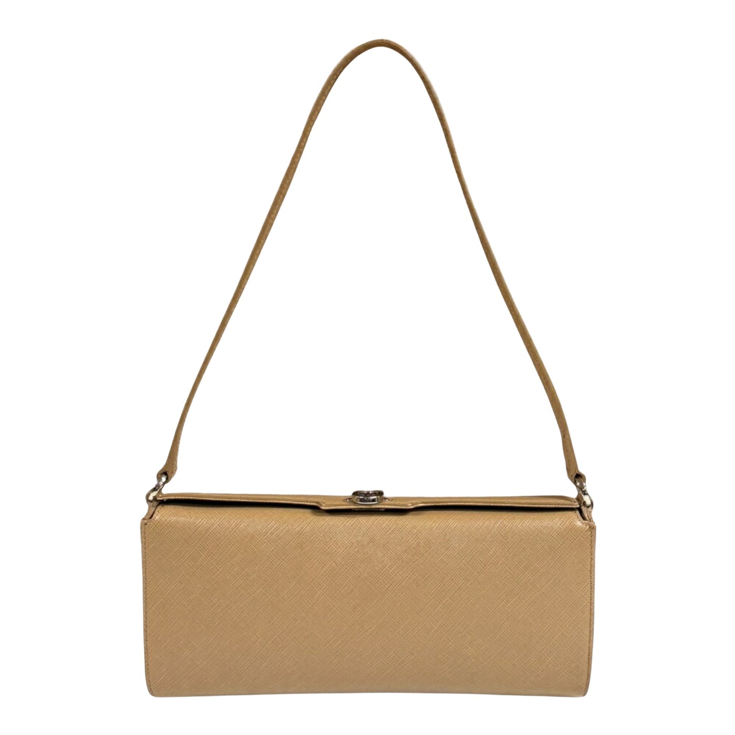 Salvatore Ferragamo Brown Leather Gancini