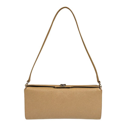 Salvatore Ferragamo Brown Leather Gancini
