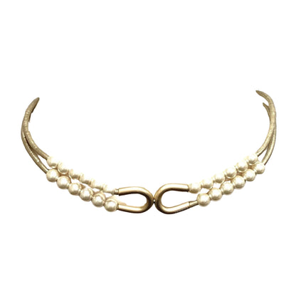 Chanel Gold Leather Belt