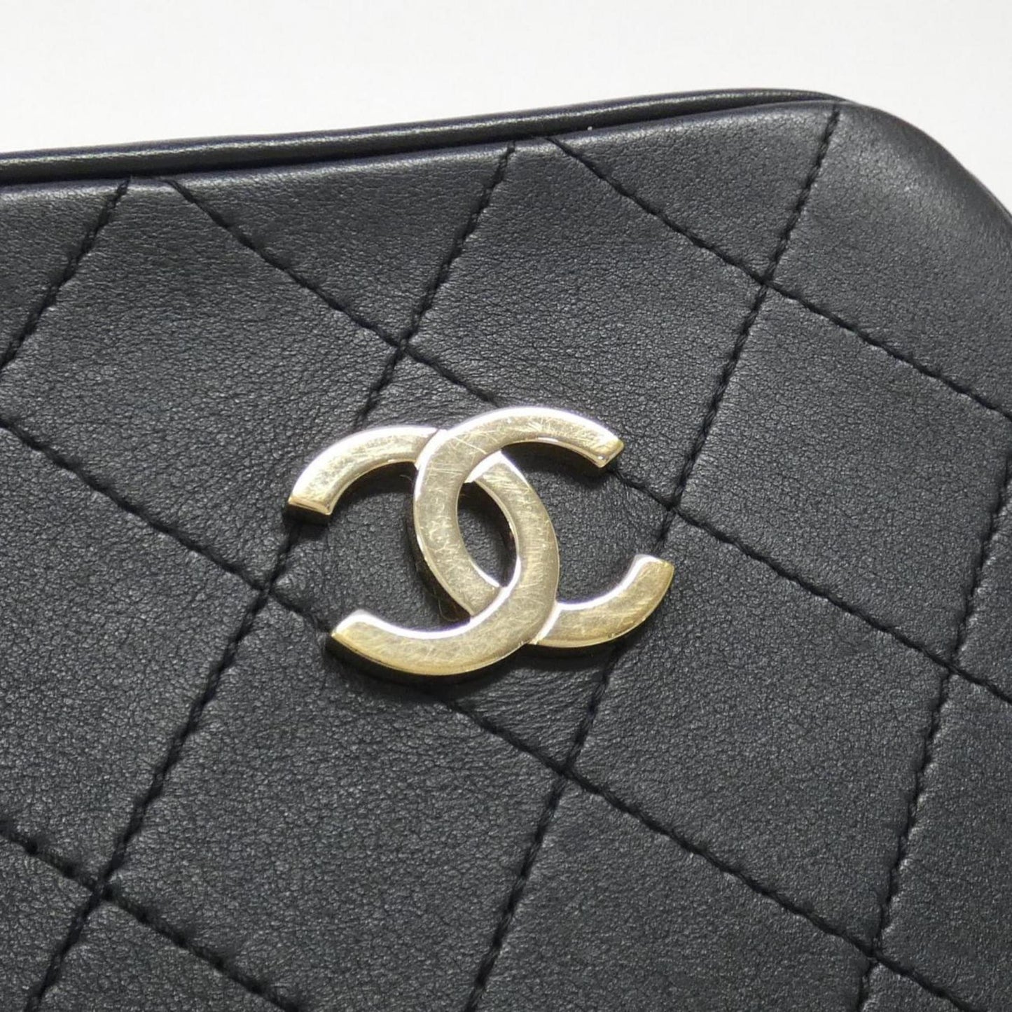 Chanel Black Leather Coco Handle