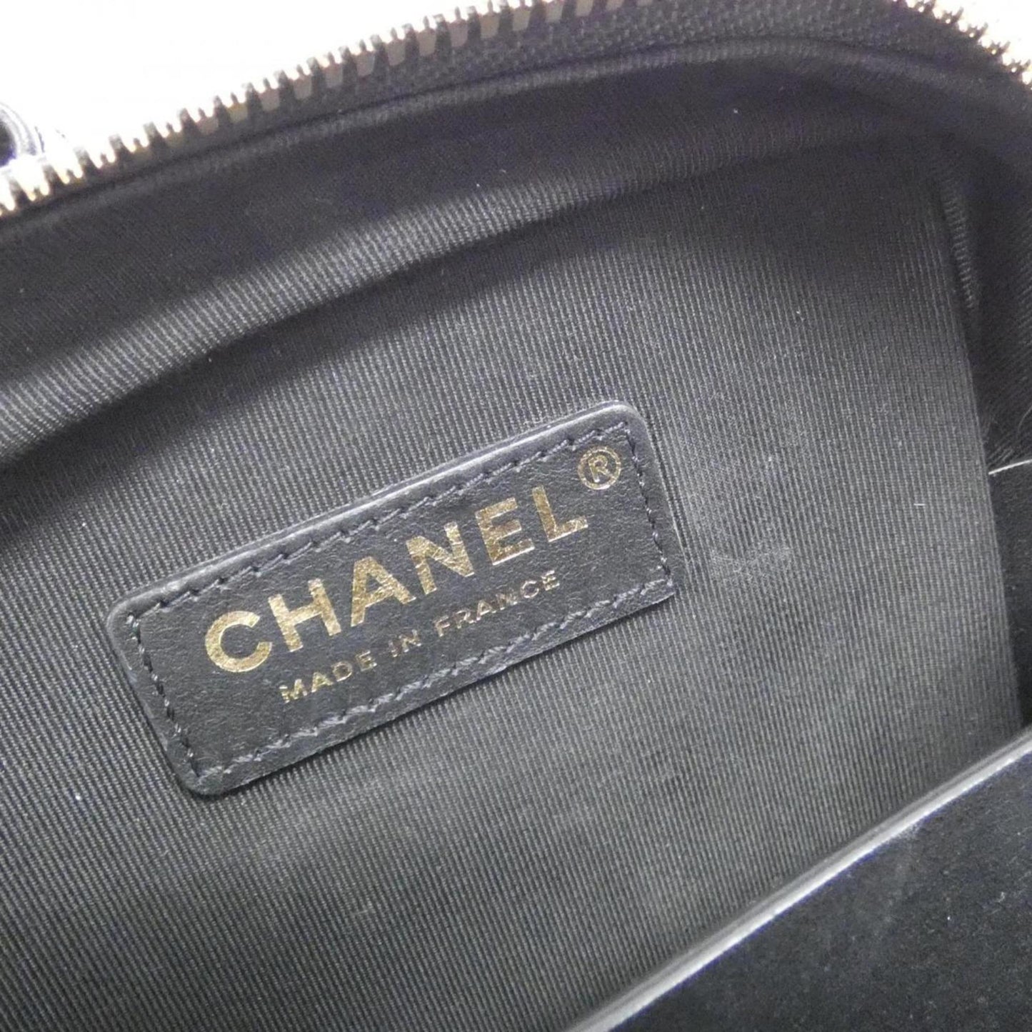 Chanel Black Leather Coco Handle