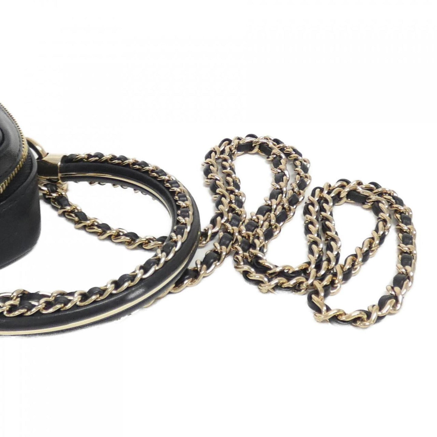 Chanel Black Leather Coco Handle