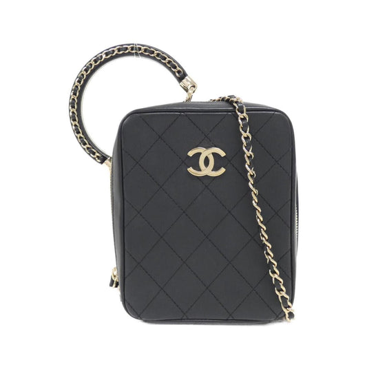 Chanel Black Leather Coco Handle