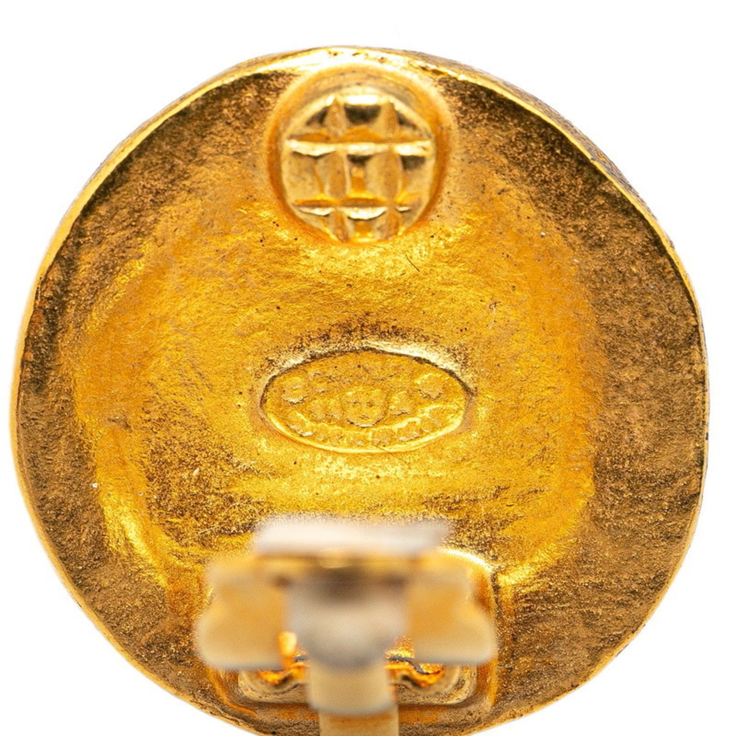 Chanel Gold Gold Plated Coco Mark