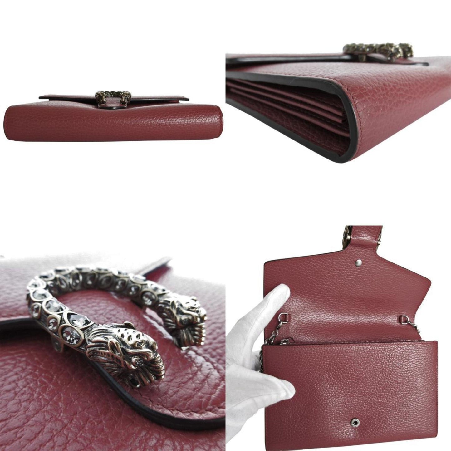 Gucci Red Leather Dionysus