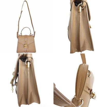 Chloé Brown Leather Aby