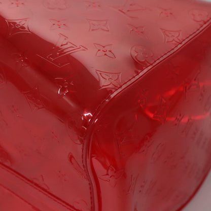 Louis Vuitton Red Vinyl Keepall Bandouliere 50