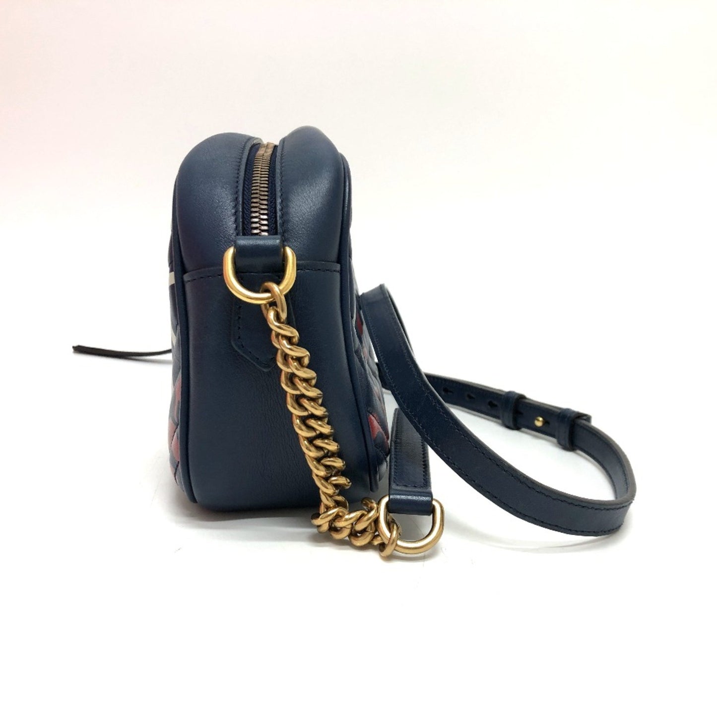 Gucci Blue Leather Marmont