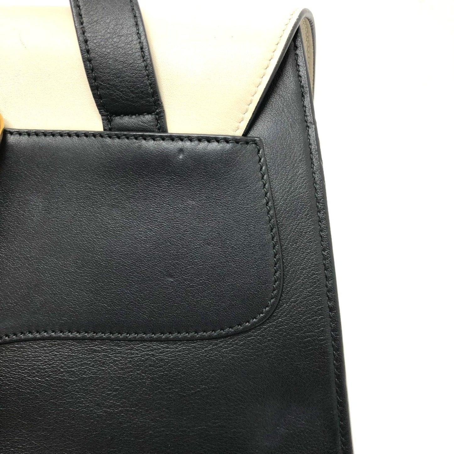 Gucci Black Leather Animalier