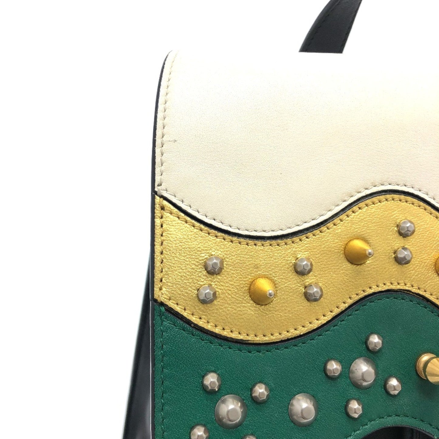 Gucci Black Leather Animalier