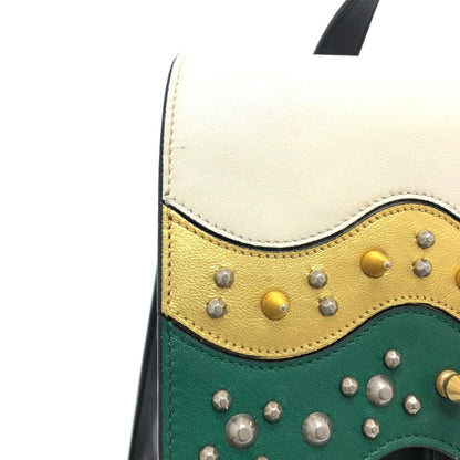 Gucci Black Leather Animalier