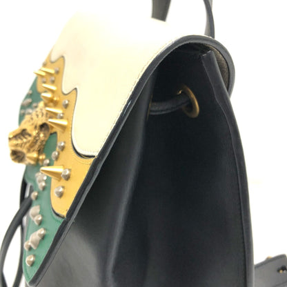 Gucci Black Leather Animalier