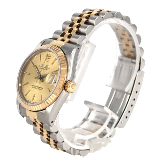 Rolex Gold Gold And Steel Datejust