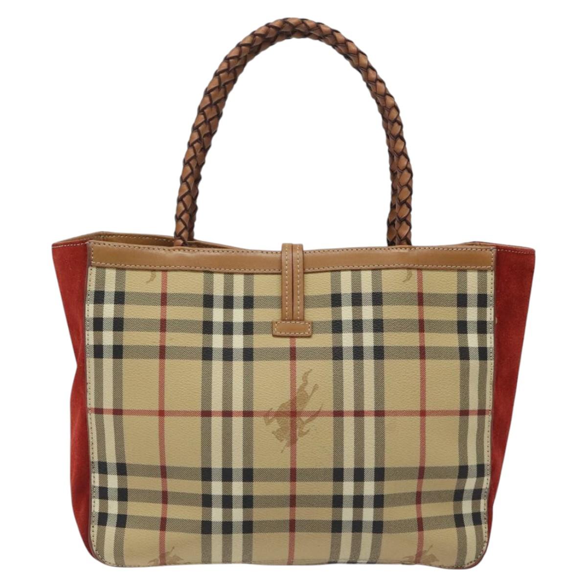 Burberry Brown Canvas Nova Check