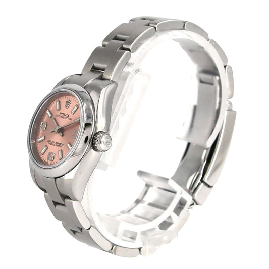 Rolex Pink Steel Oyster Perpetual