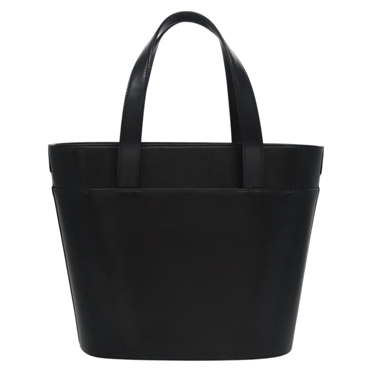 Burberry Black Leather Nova Check