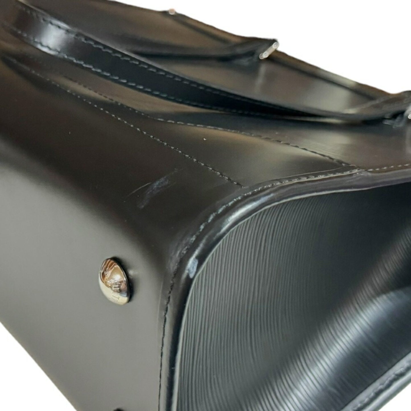 Louis Vuitton Black Leather Madeleine