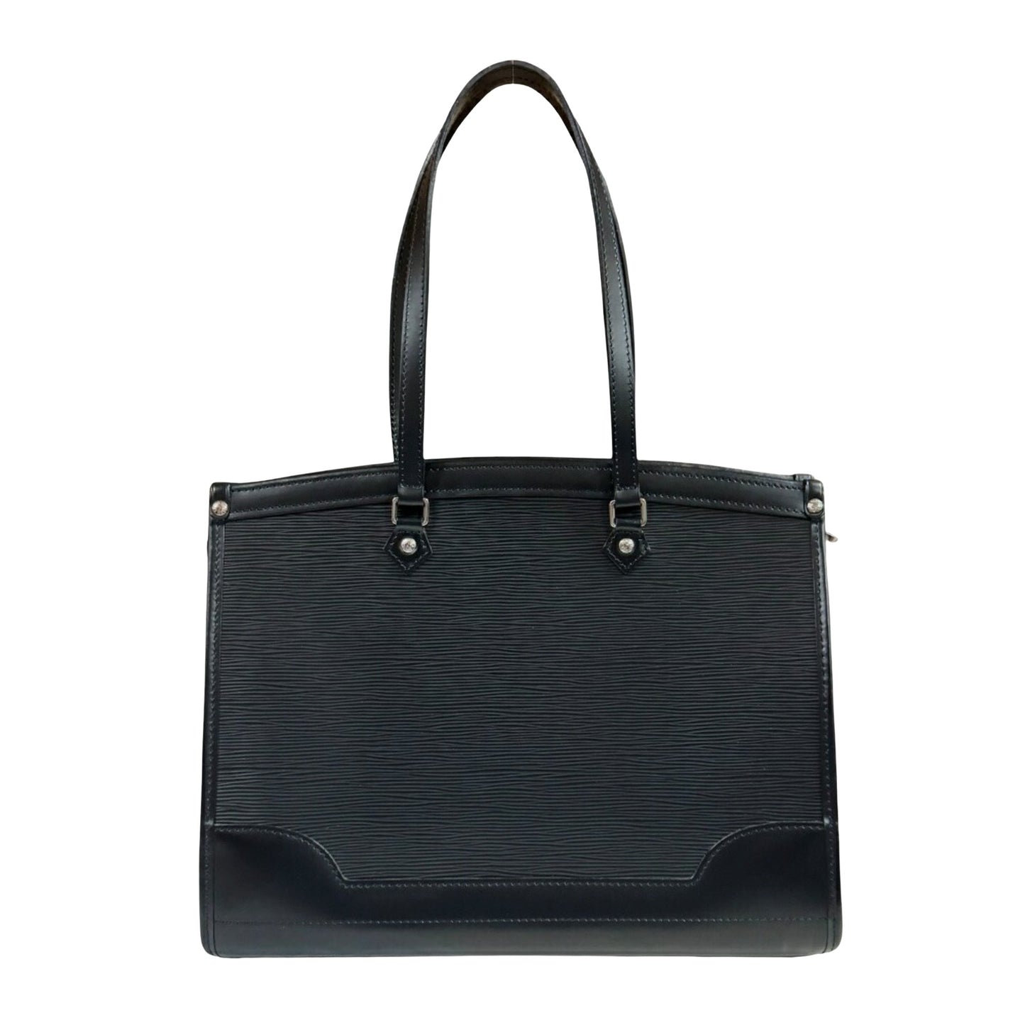 Louis Vuitton Black Leather Madeleine