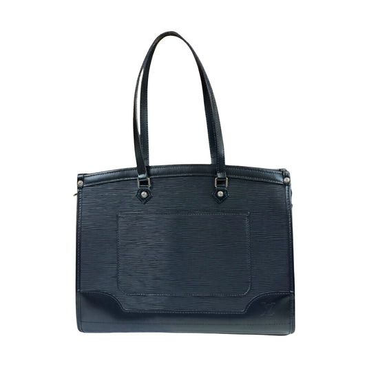 Louis Vuitton Black Leather Madeleine