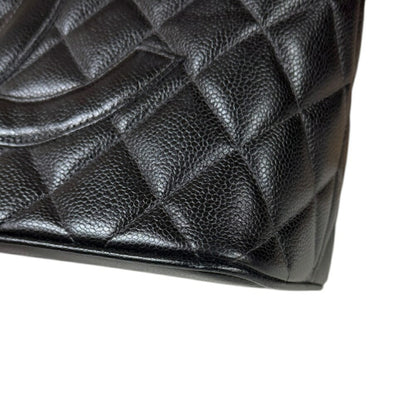 Chanel Black Leather Medaillon