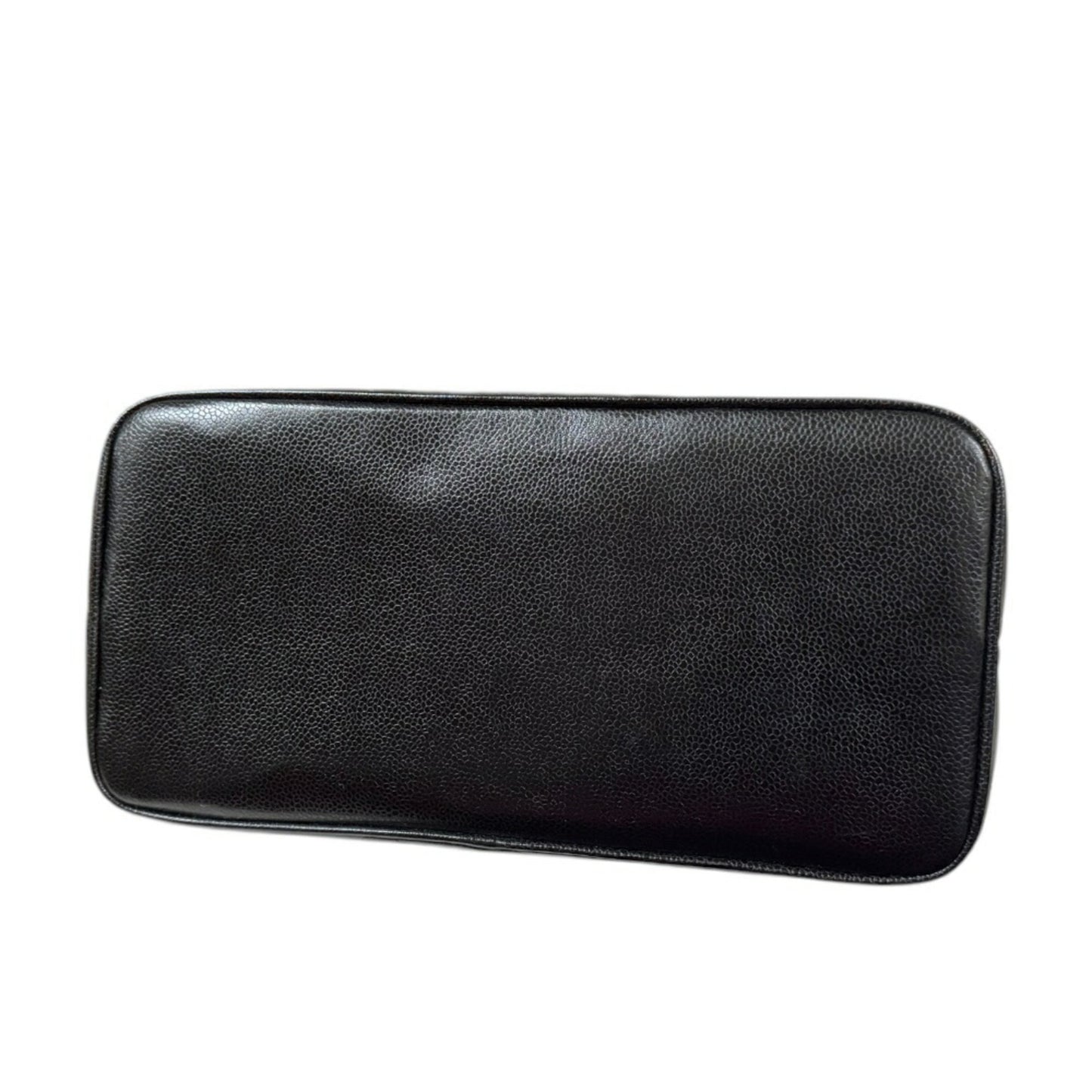 Chanel Black Leather Medaillon